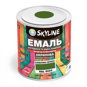 Емаль для підлоги SkyLine Оливково-зелена RAL 6003 0.75 л