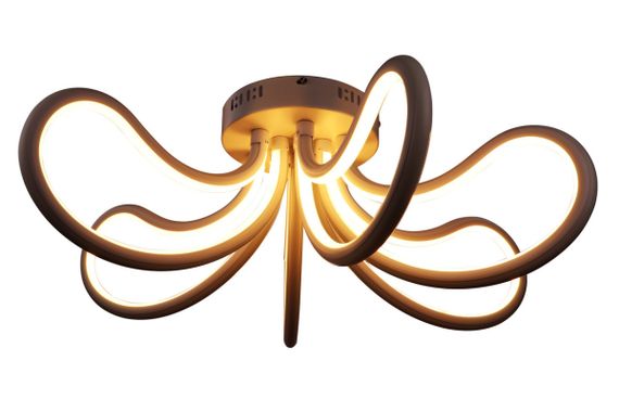 Люстра світлодіодна стельова LED світильник для квартири на стелю лед з пультом 25583 Білий 26х71х71 см. | Зображення 2