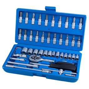 Набір насадок торцевих і біт Grad 1/4" 46 шт Start (6003015)