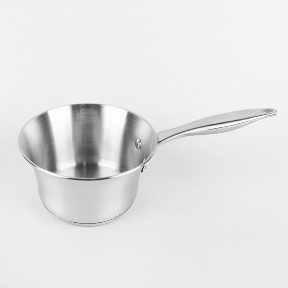 Ковш кухонный Maestro MR-3505-16S, 1.25 л, 16 см, из нержавеющей стали с крышкой, для всех типов плит | Зображення 3