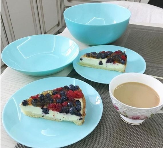 Столовый сервиз Luminarc Diwali Light Turquoise P2947, 19 предметов, на 6 персон | Зображення 3