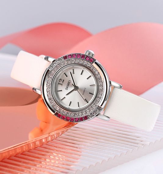 Жіночий годинник Skmei 1855SIWT Silver-White | Зображення 3