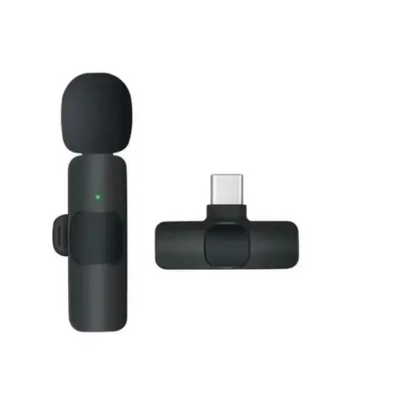 Микрофон петличный беспроводной Type-C + Lightning К8
