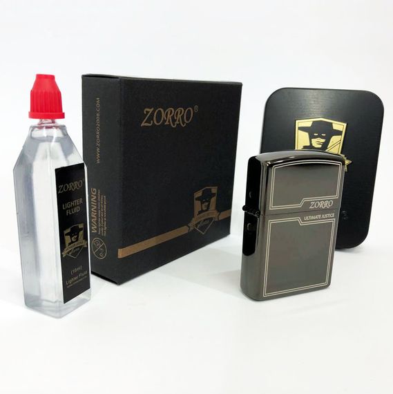 Вітрозахисна запальничка Zorro HL-300, Запальнички подарунки для чоловіків, UP-369 Запальничка бензин | Зображення 2