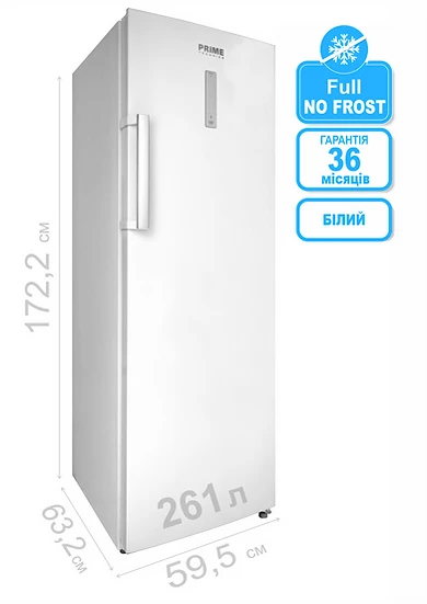 Морозильна камера PRIME Technics FSN 1719 E | Зображення 1