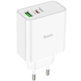 МЗП Hoco C113A Awesome PD65W (1USB/1Type-C) White