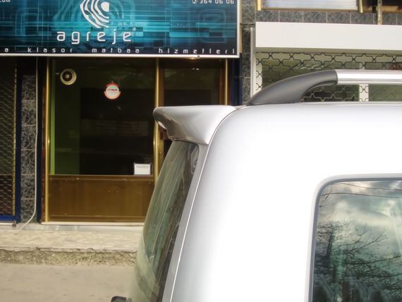 Спойлер Kalin ABS (под покраску) для Volkswagen Caddy 2004-2010 гг | Зображення 1