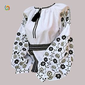 Рубашка Украинская вышиванка 333281113 цвет белый размер XХL/3XL