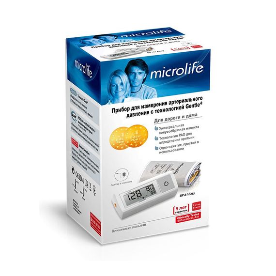 Тонометр Microlife BP A1 Easy + манжета LUX 22-32см + сетевой адаптер 6V гарантия 5 лет | Зображення 1