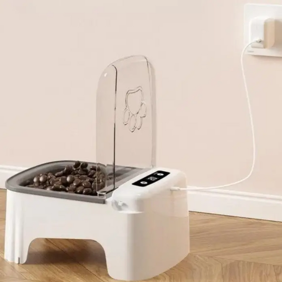 Автоматична годівниця для хатніх тварин, розумна годівниця для собак і кішок, для зручного годування вихованців | Зображення 3