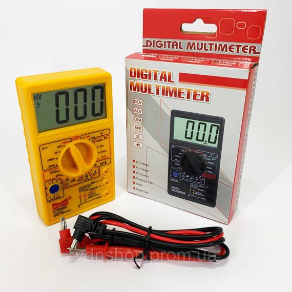 Цифровий мультиметр для дому HAOYUE DT860D/700D, Мультиметр із захистом тестер опору OS-61 | Зображення 6