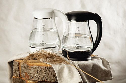 Електрочайник скляний Adler AD 1274 білий 1,7 л, 2200 Вт | Зображення 7