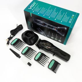 Профессиональный триммер с набором насадок, Мужской триммер для окантовки, Машинка для стрижки хорошая VP-63