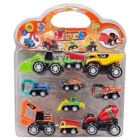Детский набор строительных машинок 278-9 в наборе 10 штук