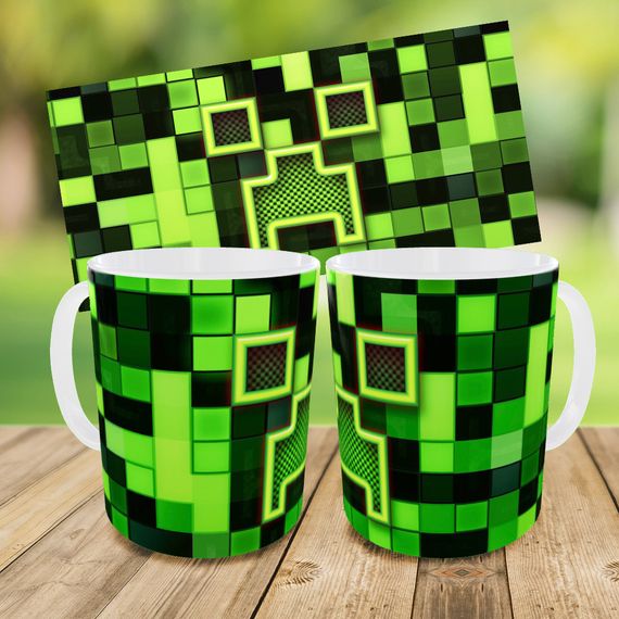 Дитячий набір Minecraft сумка-бананка + керамічна кружка з принтом (5640) | Зображення 3