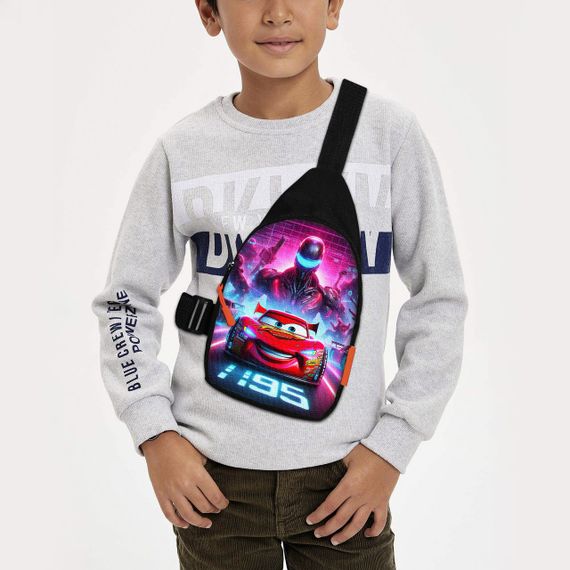 Сумка через плечо детская Тачки Молния Маккуин 29х17 см сумка слинг для мальчика (02218)