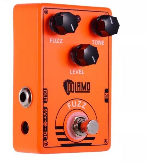 Гітарна педаль ефектів овердрайв DOLAMO Fuzz Distortion для електрогітари електрогітрогітарі