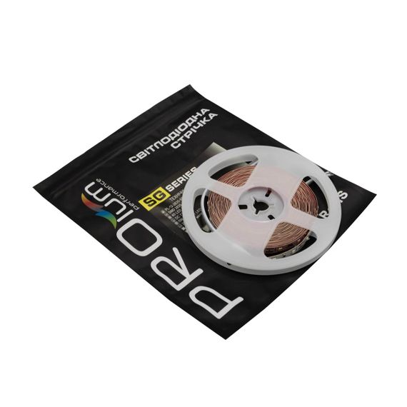 Світлодіодна LED стрічка PROLUM 12V 2835\60 IP20 Series "SG" Білий (5500-6000К) | Зображення 2