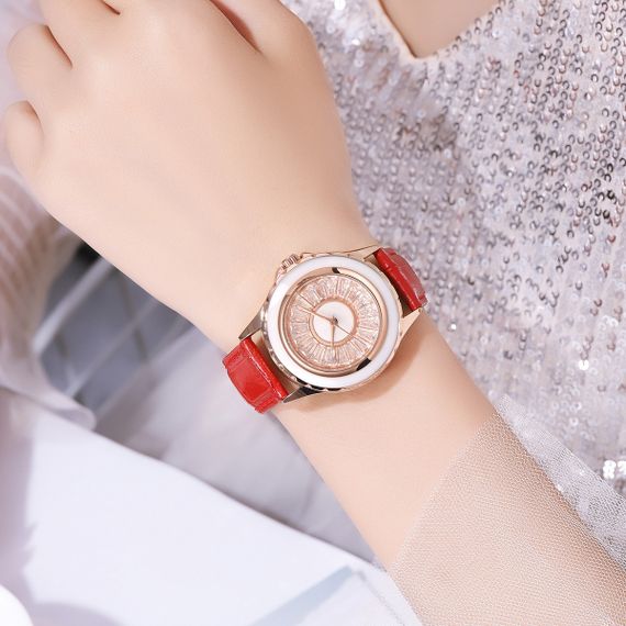 Skmei 2172RGRD Rose Gold-Red | Зображення 2