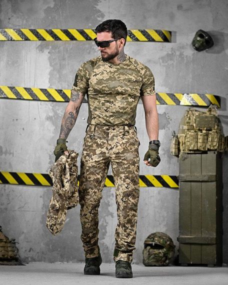 Літній еластичний тактичний костюм fragment 3в1 піксель ДЛ6475 | Зображення 3