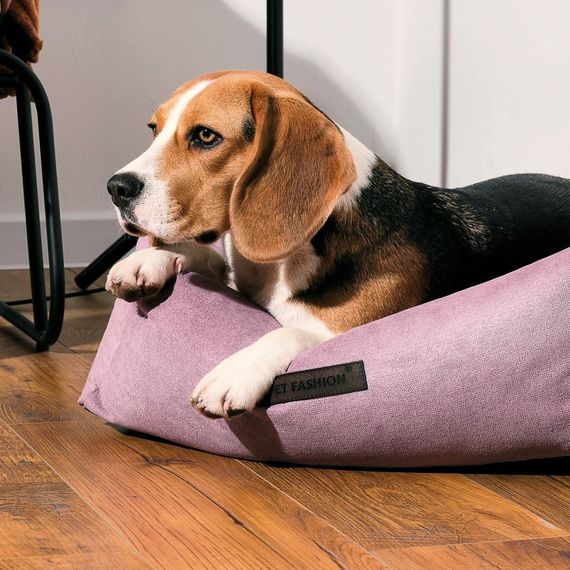 Лежак для собак Pet Fashion Bond 60 см х 50 см х 18 см, лиловый | Зображення 1