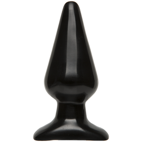 Анальна пробка Doc Johnson Smooth Classic Large - Black, макс. діаметр 5,7 см