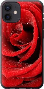 Чехол на iPhone 12 Mini Красная роза "529u-2071-17620"