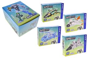 Конструктор MZ1001 "Super Assemble Fighter" 6в1 в дисплеї 6 шт. р.19,6x15,2x26,6 см YG Toys