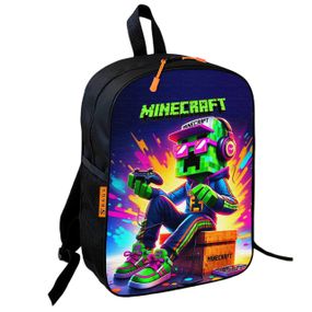 Рюкзак шкільний Minecraft - Кріпер сидить із джойстиком, 36×27 см для хлопчиків (01750)