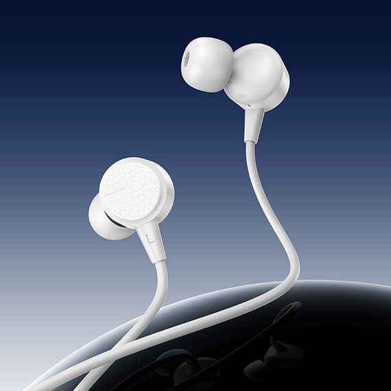 Наушники Borofone BM94 Sonar universal (Type-C/1.2m) White | Зображення 3