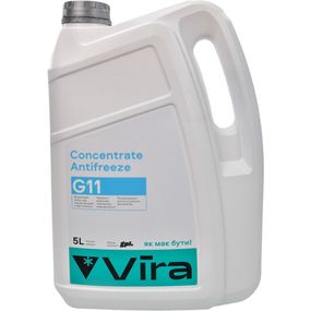 Рідина охолоджуюча VIRA Concentrate Antifreeze G11 синя концентрат 5л. (VI3003)