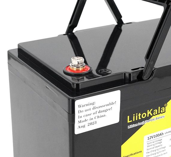 Акумуляторна батарея LiFePO4 12V 100Ah з LCD-дисплеєм LiitoKala (46725-_9667) | Зображення 3