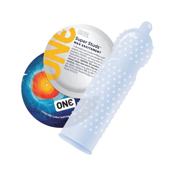 Презерватив ONE Super Studs 1 шт | Зображення 1