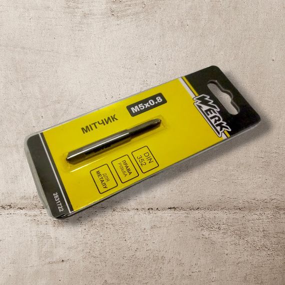 Мітчик M5x0.8мм, 1шт. Werk