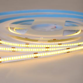 Светодиодная лента негерметичная теплый оттенок 24V 11W COB WW IP20 1m (BY-077/320)