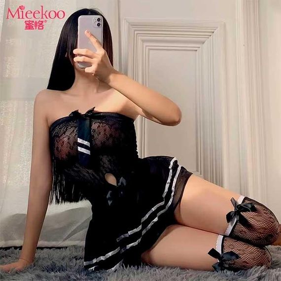 Костюм похітливої студентки (з панчохами) XS-S-M — Ролеві костюми | Зображення 2