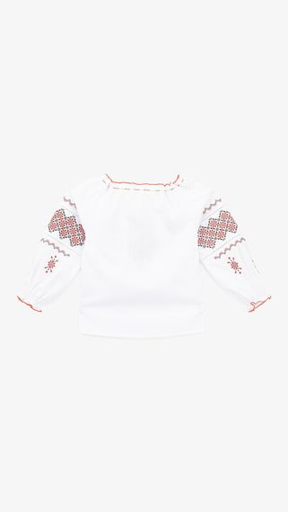 Сорочка вишиванка для дівчинки Козачок МАРТА 98 см Червоний shop (2000999401428) | Зображення 3