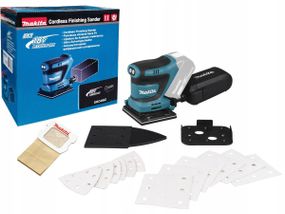 Шліфмашина вібраційна акумуляторна Makita DBO480Z (112x102 мм, 11000-14000 хв-1, BL, LXT, без акумуляторів та зарядного пристрою)