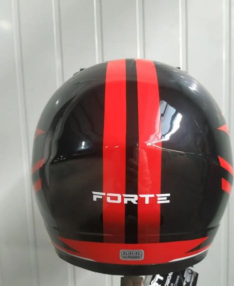 Мотошолом FORTE BLD-626-146667 S чорний з червоним | Зображення 2