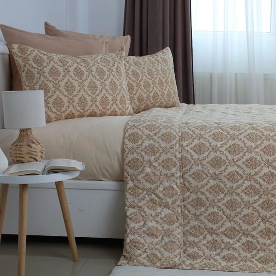 Покривало з 1 наволочкою євро ТЕП Elegante Cotton Beige Fantasy 4-04578_32780 220х240 см | Зображення 2