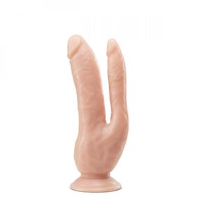 Фалоімітатор подвійний DR. SKIN тілесний sexstyle