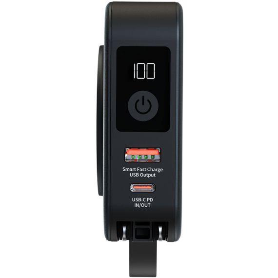 УМБ Energizer Magnetic Wireless 10000mAh 20W PD,AC зарядка,QI-15W, built-in USB-C,USB-А,USB-C In/Out | Зображення 1
