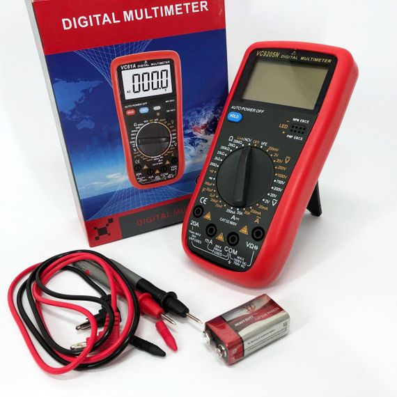 Универсальный мультиметр для электроники, Мультиметр с функцией защиты от перегрузки MF-35 | Зображення 6