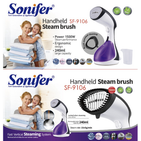 Потужний ручний відпарювач Sonifer SF-9106 на 1500W — Швидка вертикальна парова система для дому та подорожей