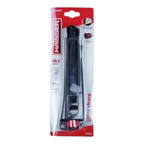 23506 Нож металлический пластиковый корпус 25 мм Haisser