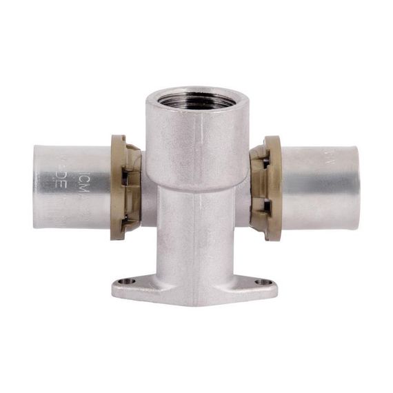 Прес-фітинг Icma-трійник 1/2" ух20 настінний прохідний No 422 | Зображення 4