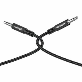 Аудіо кабель Aux Amaya AUX-06 (2m) Black
