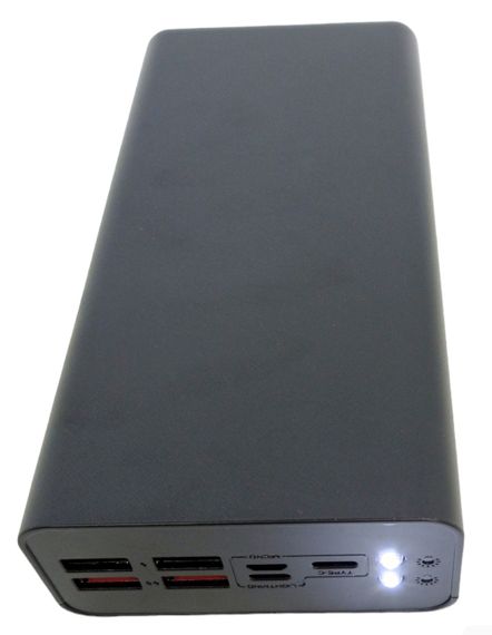 Power Bank 40000 mAh 2 А реальна ємність XO PR124 зарядка зовнішній акумулятор павербанк сертифікований | Зображення 1