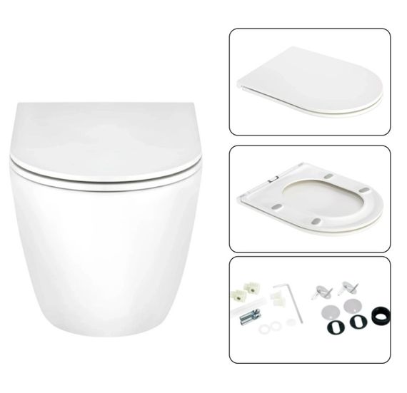 Набір Qtap Nest 4 в 1 підвісний унітаз Scorpio Ultra Quiet 520x365x365 + комплект інсталяції QT1433053EUQW45166 | Зображення 3