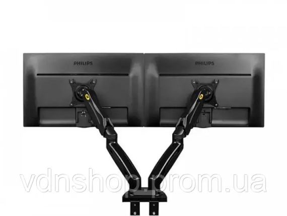 Настільне кріплення для двох моніторів (кронштейн) 17"-30" NB F160 | Зображення 5